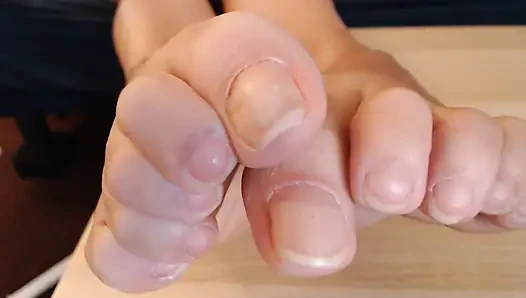 Natural No Gloss Toenails