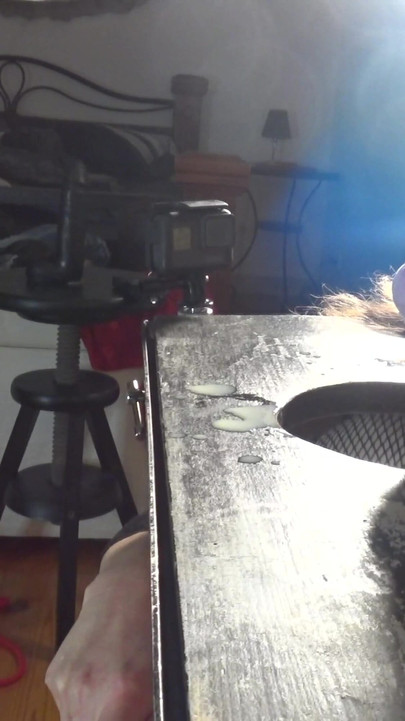 Emotional moment from "Facefucked in Pillory by cock and a Bad Dragon - Little Sunshine MILF"