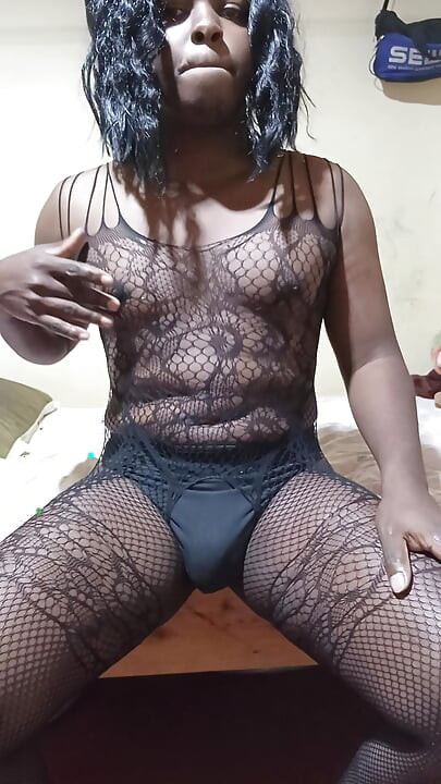 Cute crossdresser cer solo masturbation and cumshot