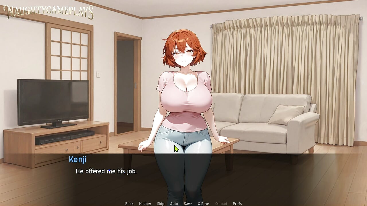 แม่บ้านขี้เงี่ยนกำลังดูดควยสองอันพร้อมกัน - Help! I Married a Slut! Part 14 By Creamy Games