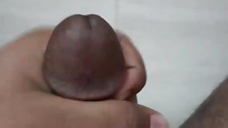 Arab teen playing with himself