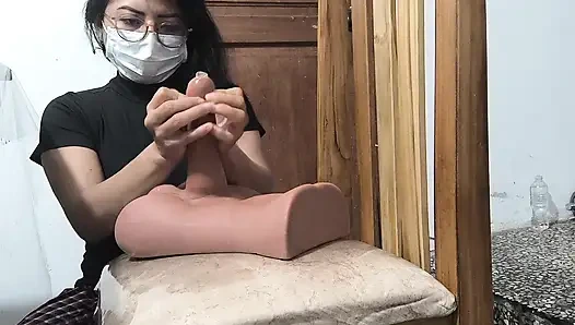 Naughty Mature Student Skips Class for Intense Big Toy Anal Play