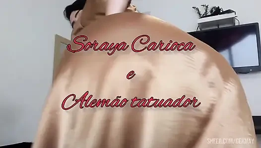 Soraya Carioca dövme yaptırır ve Cuvisa ile ödeme yapar