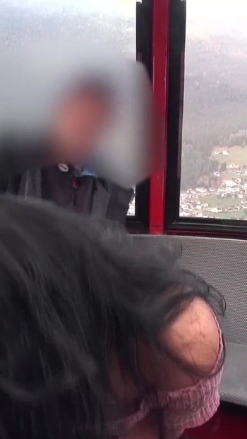 Unforgettable moment from "PUBLIC! HOT ASS FUCK WITH A STRANGER IN THE CABLE CAR!"