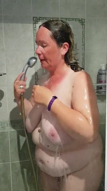 French MILF - In shower after sucking hubby cock