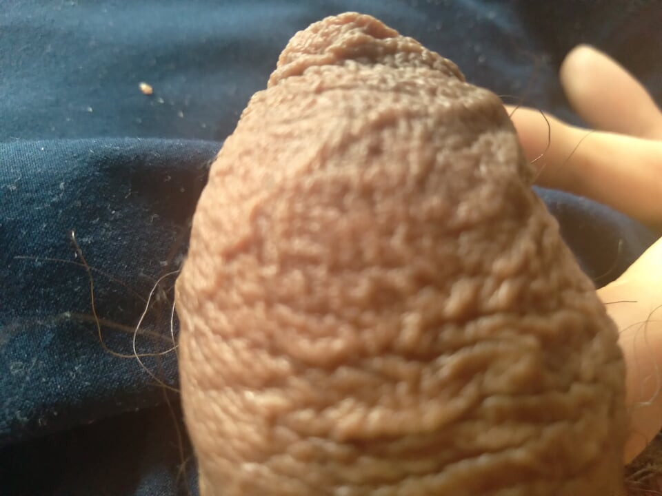 gay  masturbates his monster cock with great heat