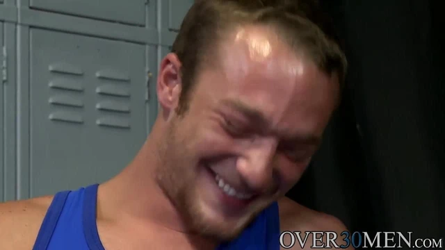 Three hot studs wrestle each others hard big cocks
