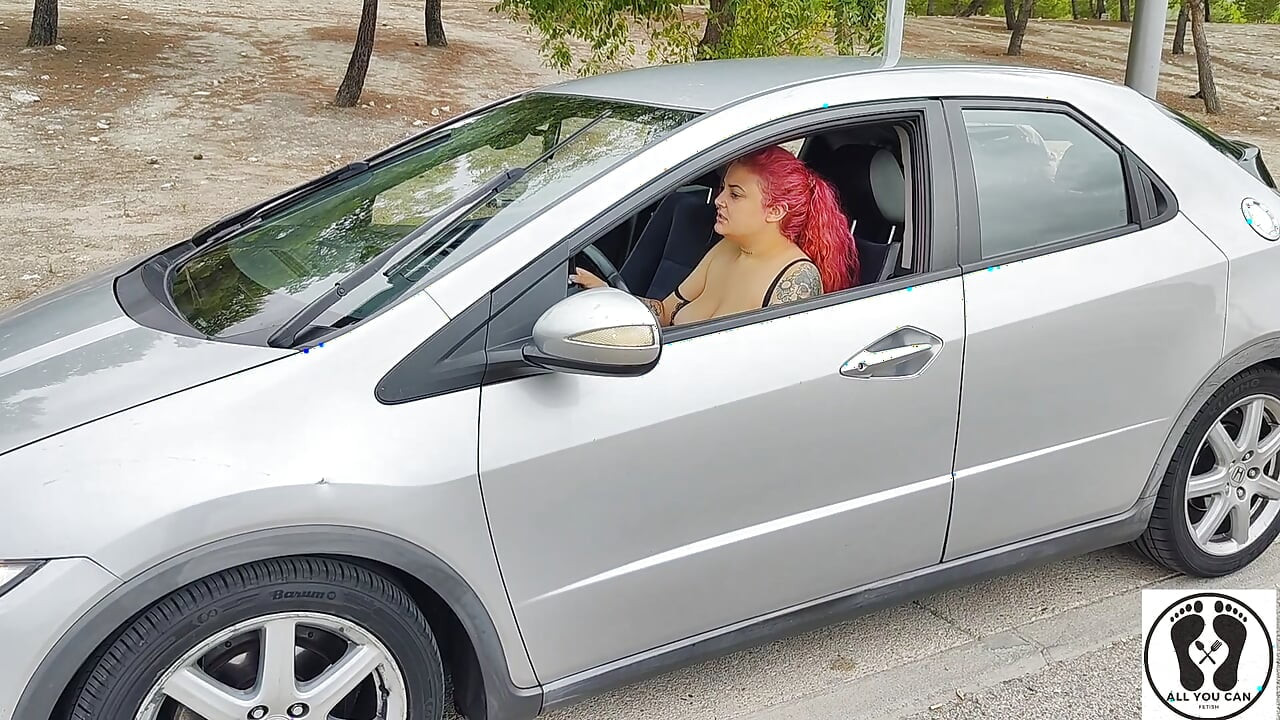 Desperate Woman in Trouble with Her Car Female Desperation