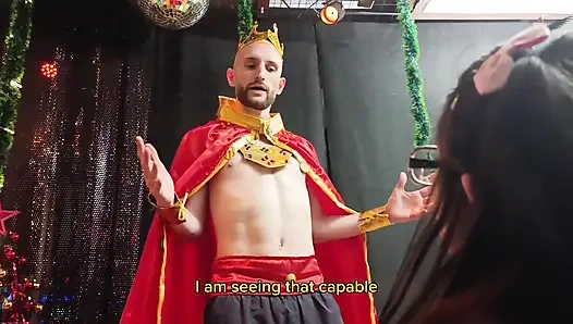 Meine Weihnachtsfantasie mit einer wunderschönen schwangeren Frau erfüllen – ich habe alles gefüllt