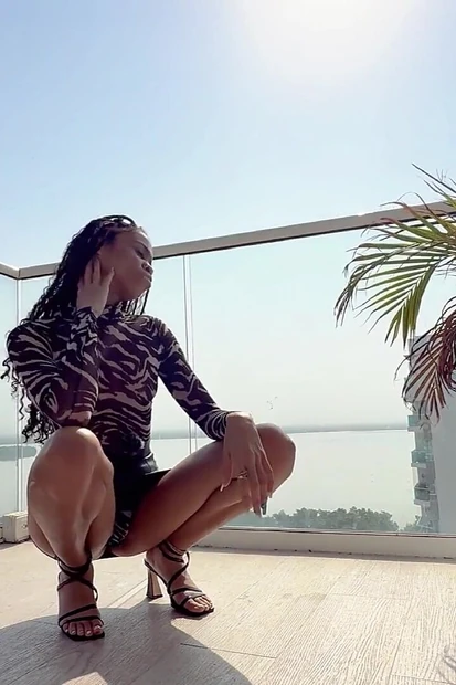 Tease on the Balcony