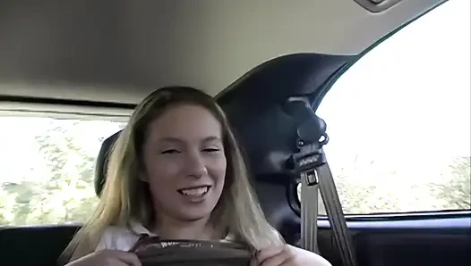 Vintage Cum Walk Van Sex Pickup! Christie Lee