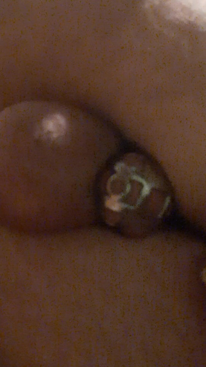 Sissy with large eggplug