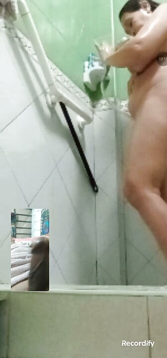 I make a video call this morning  .we musterbate together via. Skype