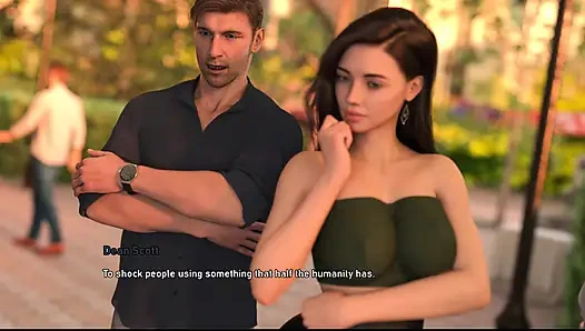 По ступеньки De Bauchery 33, Дин трахает Райли в парке