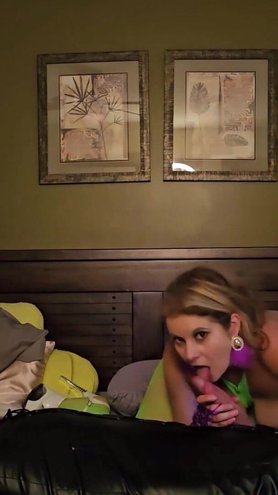 FEEDING her SEX SLAVE FUCK TOY his own CUM after MOMMY JERKS OFF his BIG COCK | Clip 1