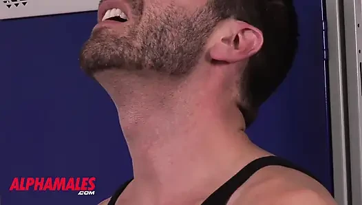 Alphamales.com - Fuck in the sports locker room between manly guys