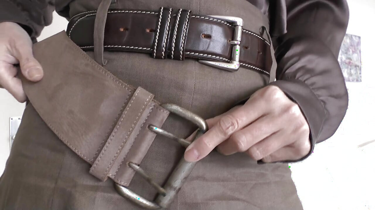 Exciting Belt Fitting with a Linen Skirt, Part 2, Lady Victoria Valente