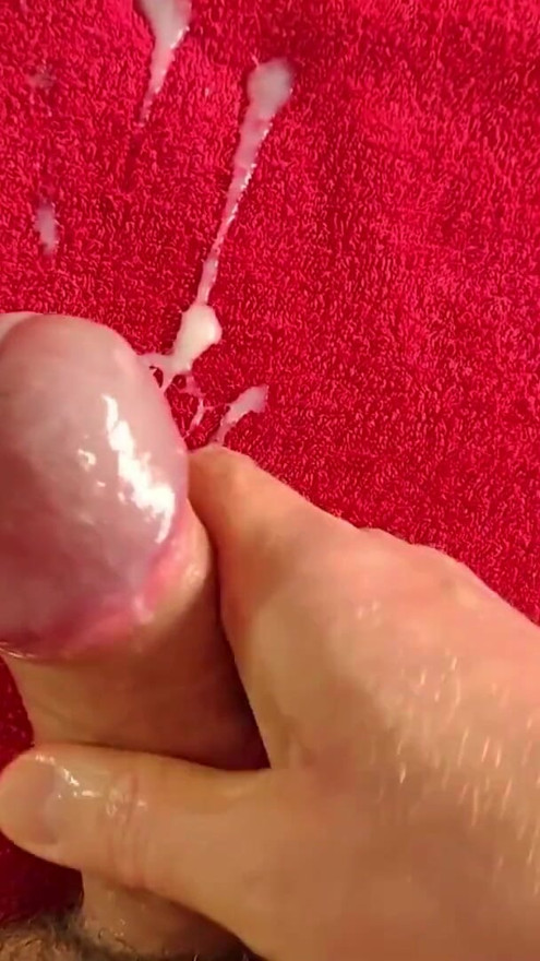 Thick Dad Cock Oozing and Erupting Cum - SlugsOfCumGuy | Clip 1