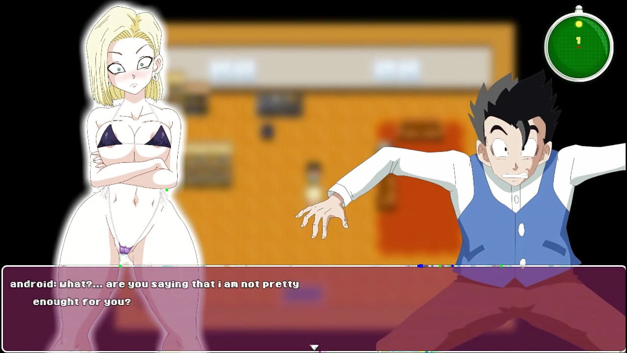 Android búsqueda de las bolas - dragon ball parte 3 - Android 18 y la gran polla de Loveskysanx