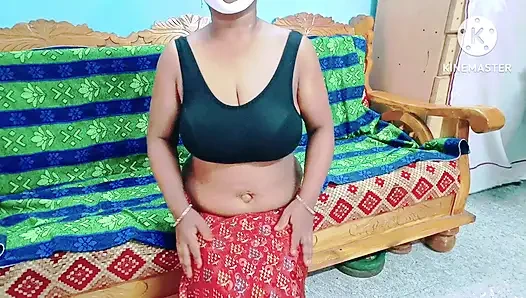 Nachbarin tante lutscht mit süßem von desi boy - tamilischer dirtytalk mit lautem stöhnen