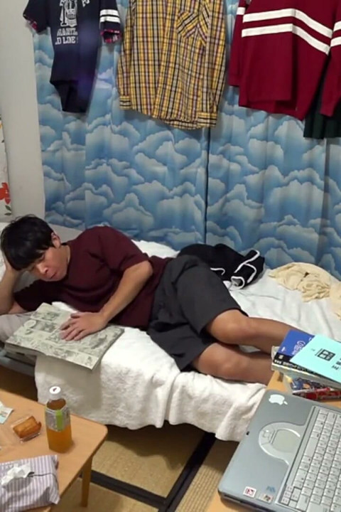 Female Friend Drops by in a Storm - Soaked and Alone Together in a Tiny Apartment - Part1