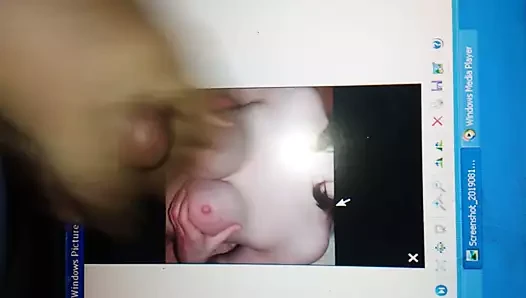 Cum haraç için başka bir çift arasında güzel göğüsler