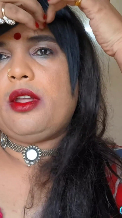 Red Saree Fun MILF Cougar Hotwife