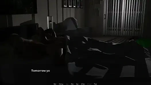 Bergerak turun. Istri nyepong kontol suaminya, crot di muka ep.8