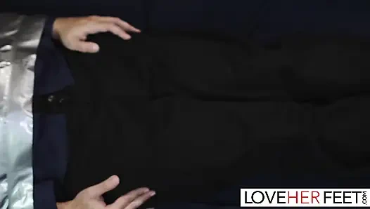 Femdom Daisy Ducati Torments Sub Male With Her Sext Foot