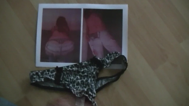 Cum on wifes used String Tanga