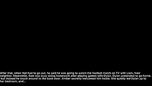 Awam MILF Cuckold Amber - Lucky Dylan Gets Dinner and Pussy at Sam’s House