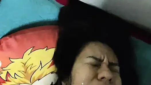 Aku baru tahu ada orang lain dicrot di muka sama istriku