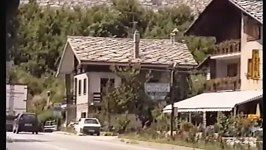 Two Vintage Busty MILFs with Hairy Pussy Fucked and Cummed in Mouth by a Big Cock