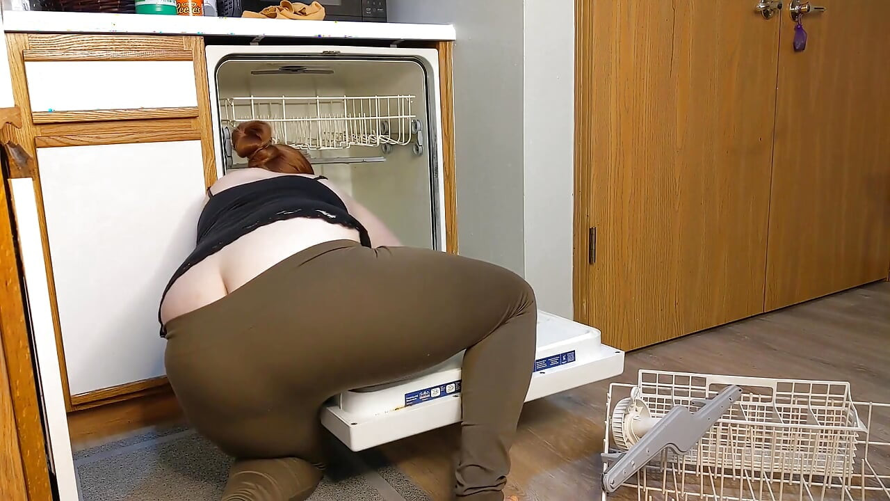 Nie możesz oderwać wzroku od macochy buttcrack