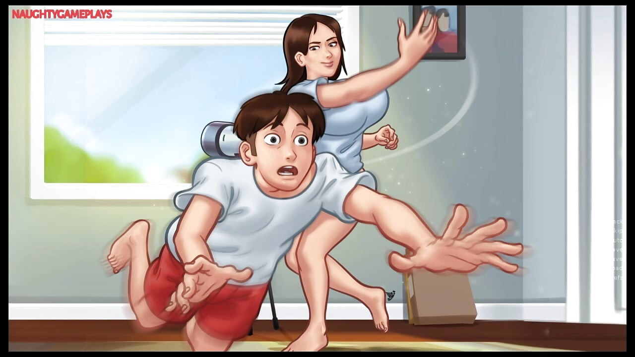Summertime Saga Part 26 By DarkCookie - Busty Stepsis Gets Her Pussy Lick By Lucky Stepbro