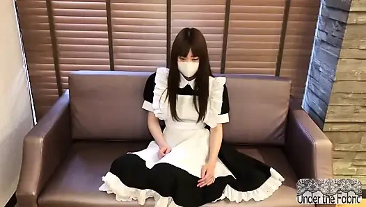 Maidgrace saf kıyafetli kadın yeni bir derin şehvetli hizmete açılıyor