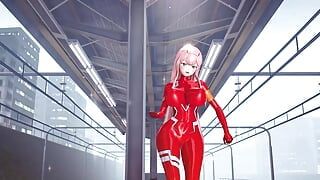 MMD R-18 Аниме-девушки, сексуальный танцующий клип 128