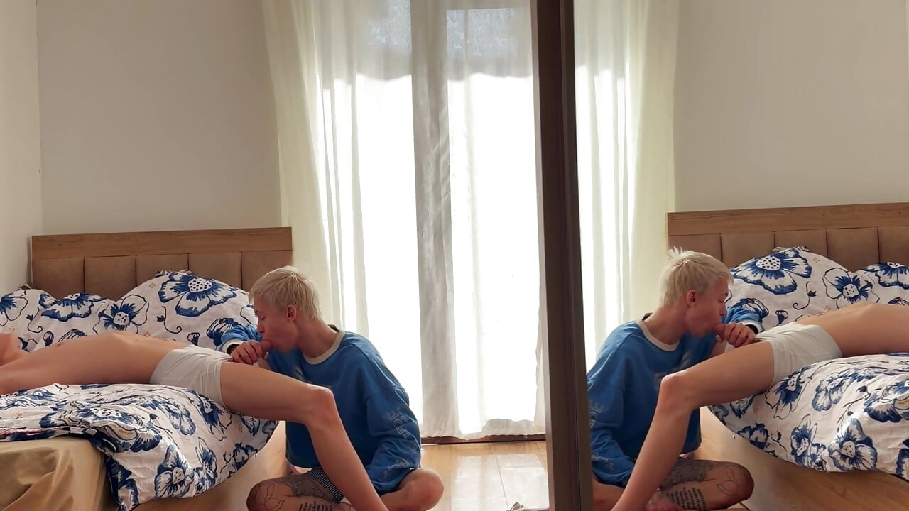 Part 1 Fuck Her Cute Friend, Throat Blowjob and Fuck His Ass Ass