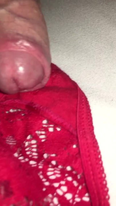 Cumming into step moms panties