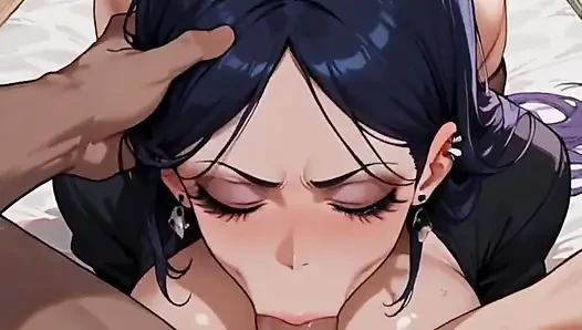 Anime Ai My Ex-girlfriend Invites Me to Her House to Give Me a Deep Throat