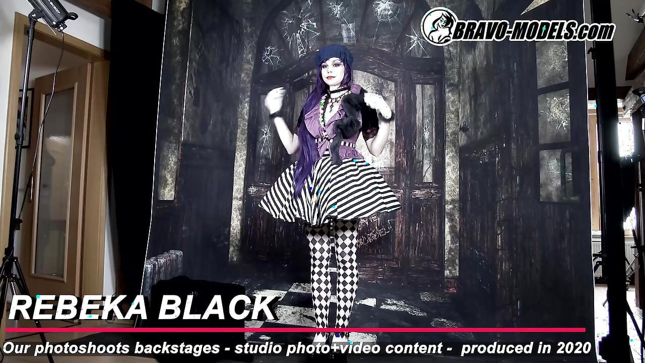 386-Backstage photoshoot Rebeka Black - Adult