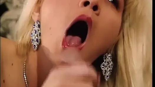 Blonde Girl with Tattoo on Her Tits Sex with Stepdad with Big Cock and Cumshot