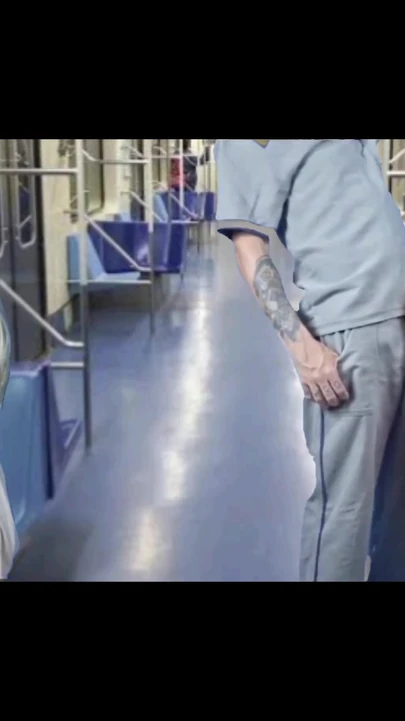 Must-see moment from "Pervert gets on the train rubbing cock on women in public!"
