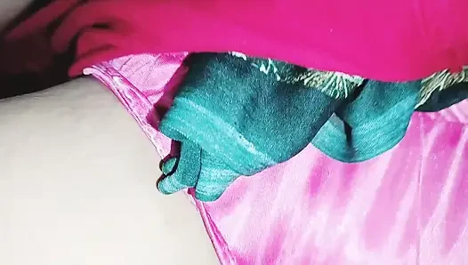 Grüner sari und rosa höschen, frauen xXx