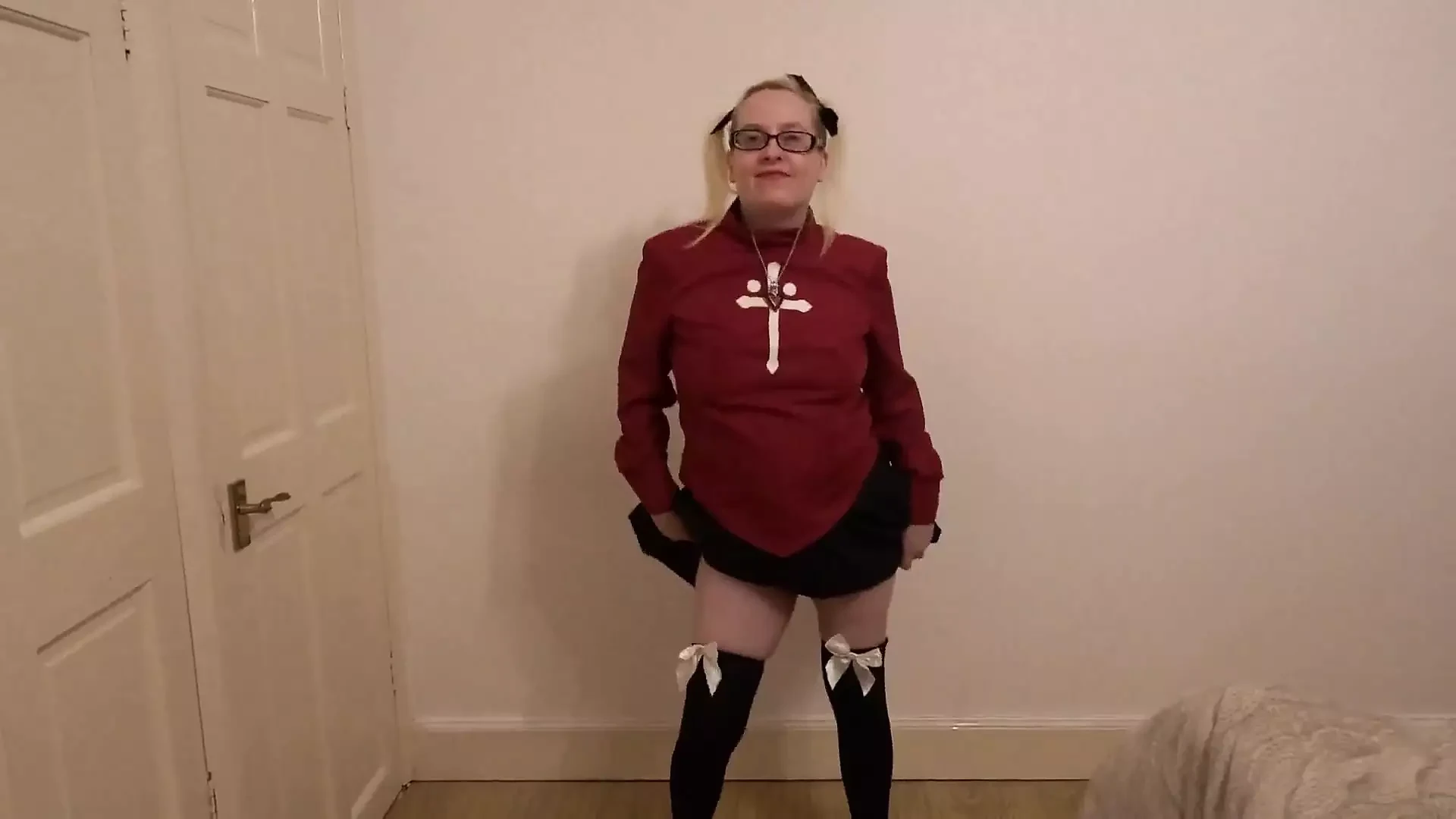 Cosplay Wife as Ryn Fatestay Night Striptease
