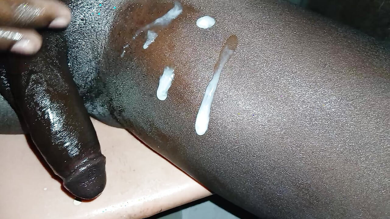 Big black dick massage until cum