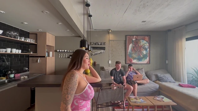 Married woman being unfaithful in front of her husband with a giant 24 cm cock - Sara Blonde - Cofla24CM