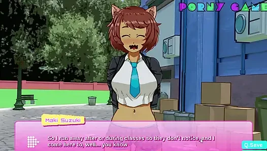 Heroes University H - пролог - мастурбирует за колледжем, часть 5
