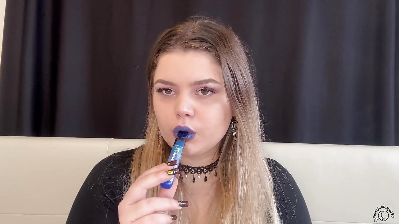 Worship My Smoke: BBW Goddess Puffs Cig & Vape