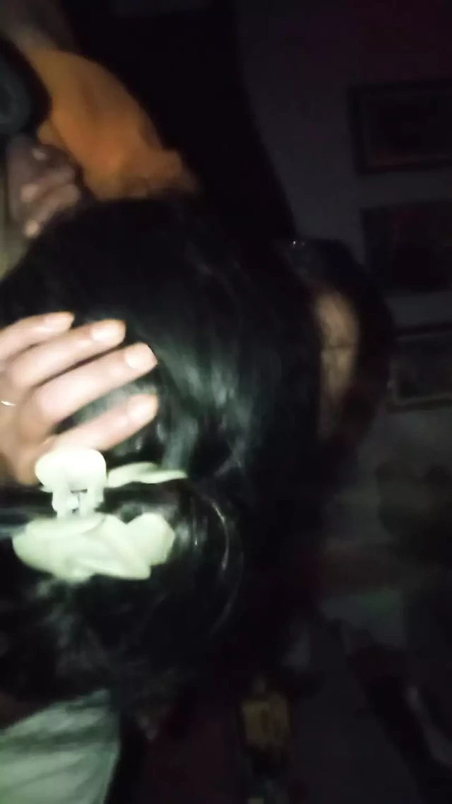 Hot wife full enjoying when suck her husband cock